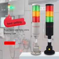 new 24v industrial signal tower safety stack alarm light 3 color foldable multilayer buzzer flash caution equipment warning lamp
