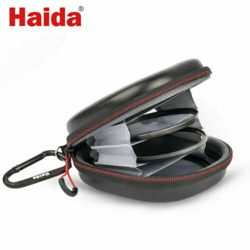 Чехол для круглого фильтра объектива камеры Вмещает 5 фильтров до 82 мм или 112