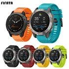 Ремешок для умных часов FIFATA, ремешки для Garmin Fenix 6, 6S, 6X, 5X, 5, 5S, 3, 3HR Forerunner 935, 945, быстросъемный силиконовый браслет