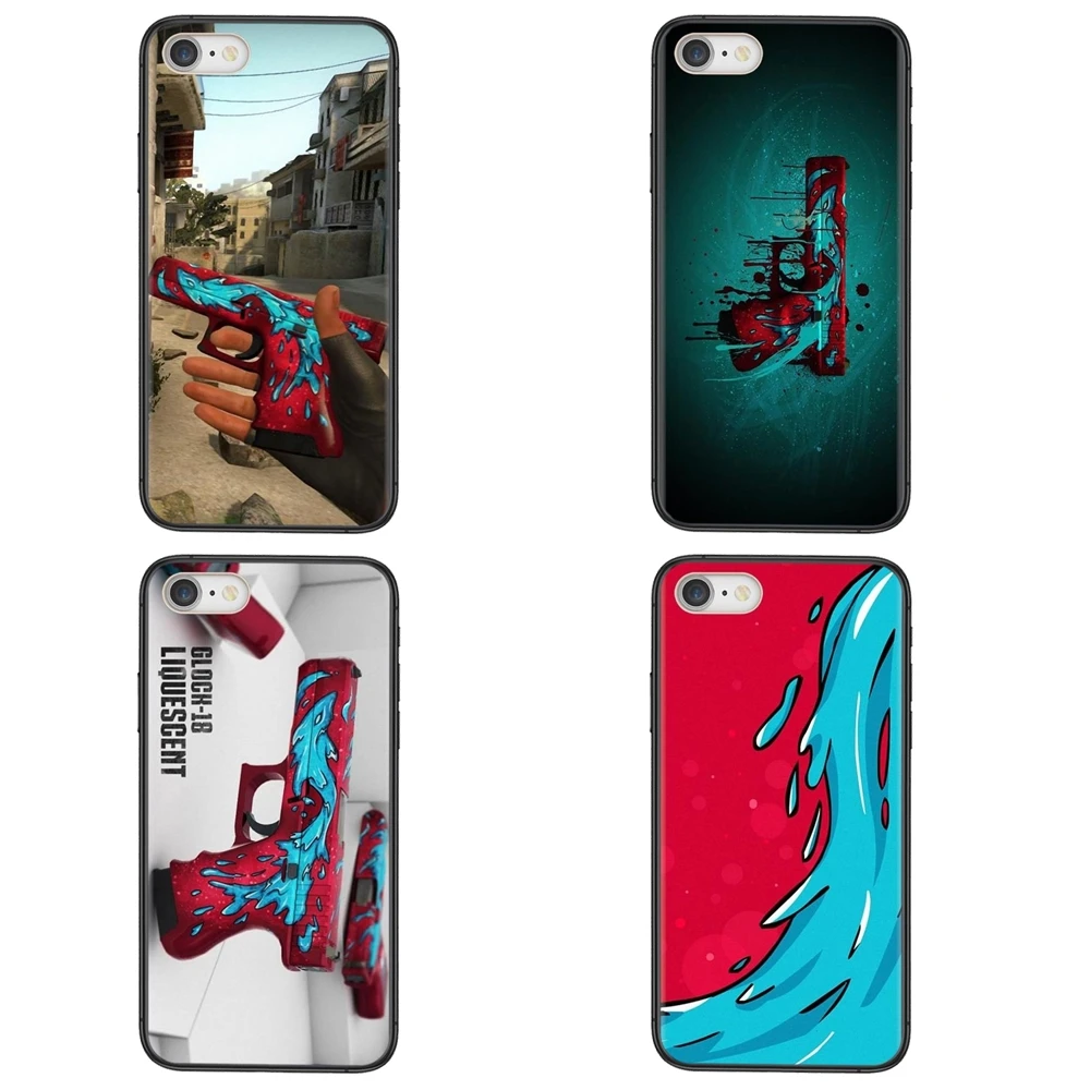 Cs Go водоотталкивающий пистолет недавно для iPhone SE2020 11 12 Plus Pro Mini X XS Max XR 8 7 6S SE 5 5C 5S
