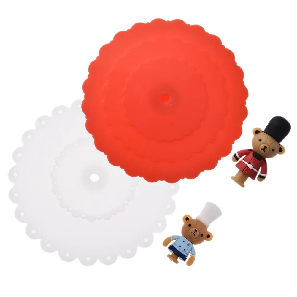 Герметичная силиконовая крышка для чашек термостойкая многоразовая герметичная