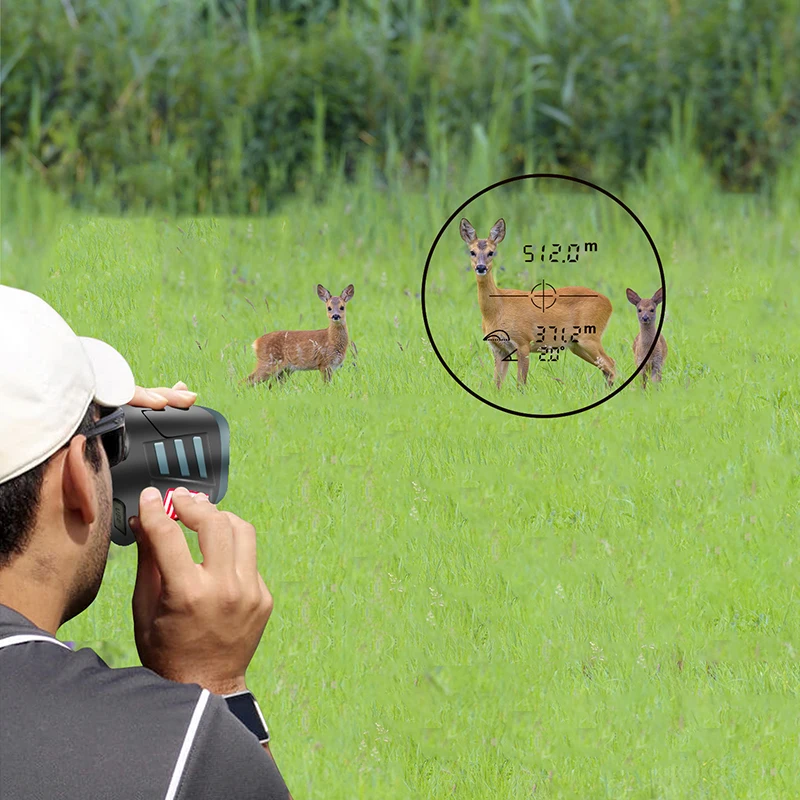 DTAPE ручной лазерный дальномер 600 м Монокуляр 6 раз увеличение измерительный