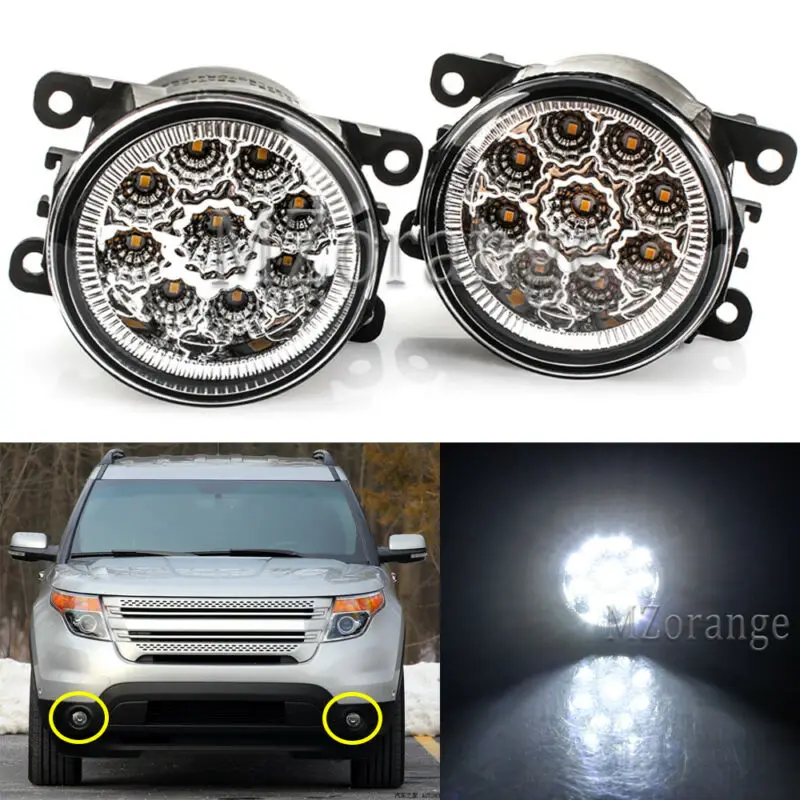 Противотуманные фары s для Ford Explorer 2011 2012 13 2014 2015 2X светодиодный передние бамперы