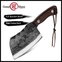 grandsharp forged clad steel handmade boning knife chef knife slicing knife butcher cleaver kitchen knives meat cleaver kitchen