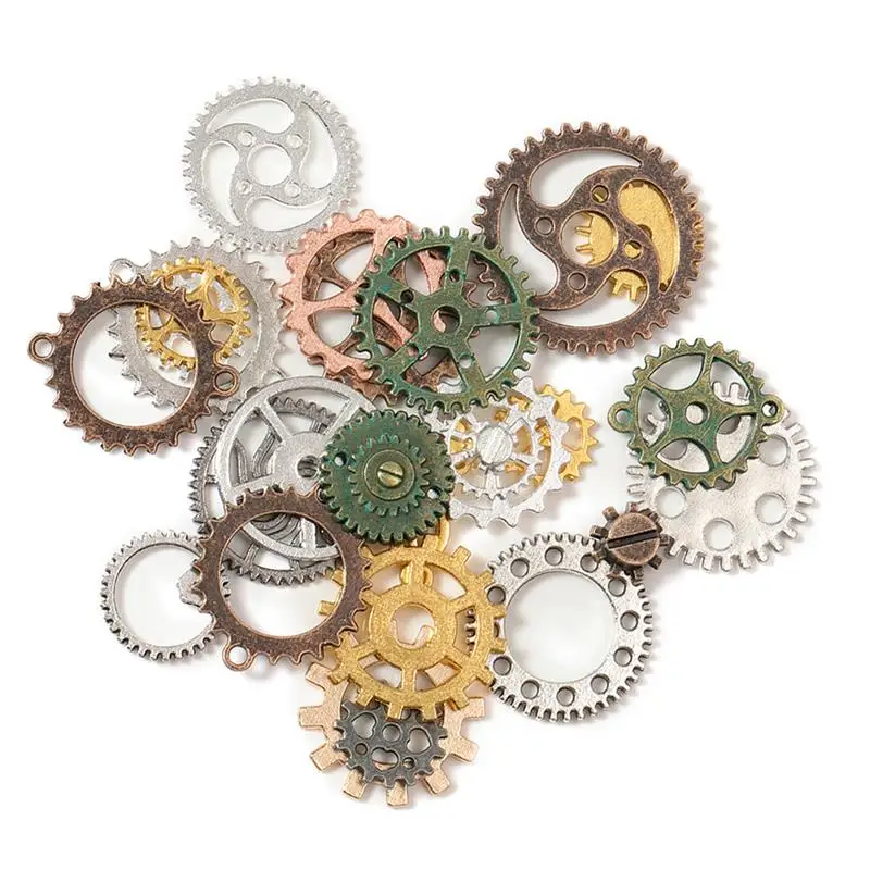 100 г/пакет комплект шестеренок из сплава изготовление подвесок винтажные