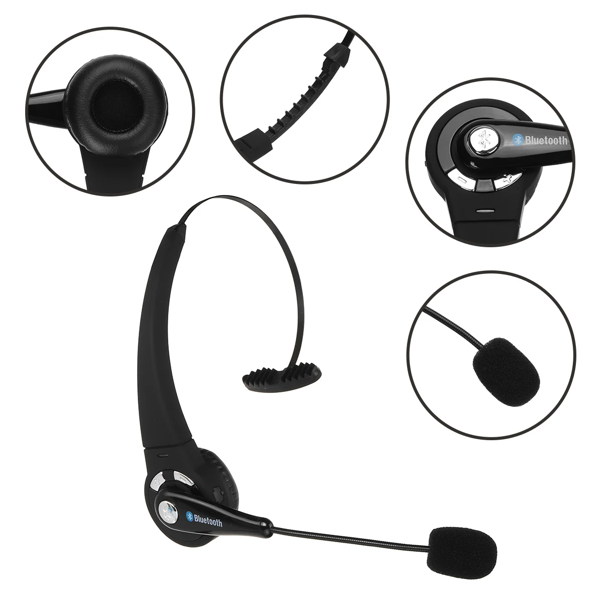 Над головой Шум шумоподавления наушники вызо bluetooth Беспроводной гарнитура с