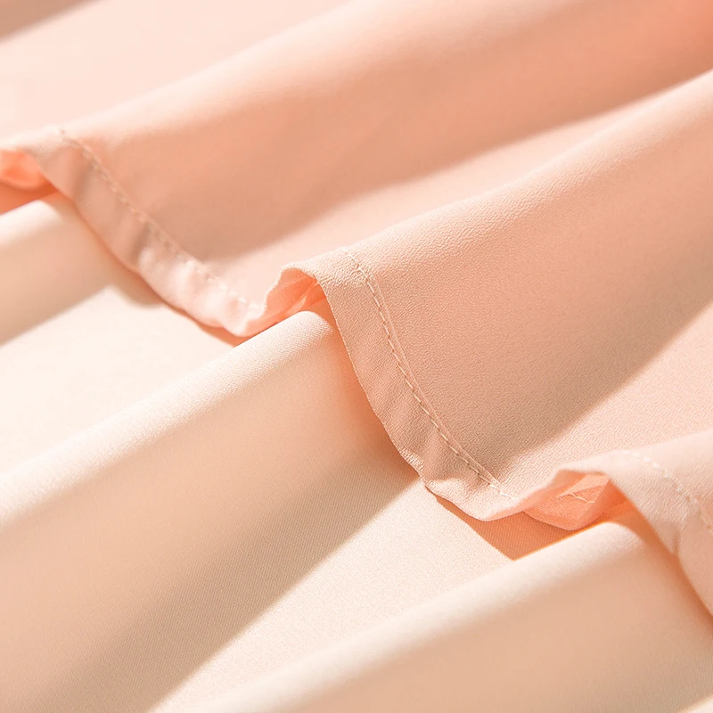 

JRYYT Elegant High-Waist Silk Skirt Women Office Lady Side Zipper Satin Midi Skirts Female Casual Party White A-line Skirt