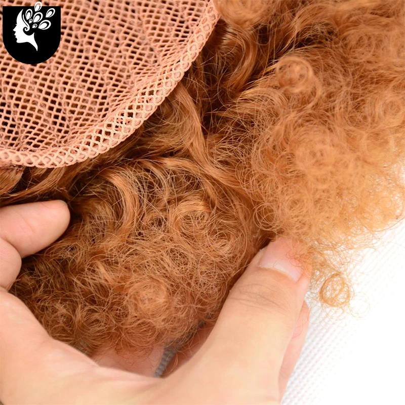 

YOUR BEAUTYSynthetic kinky curly high puff hairpiece hair afro updo scrunchie hair accessory chignon bun with clips in for girl