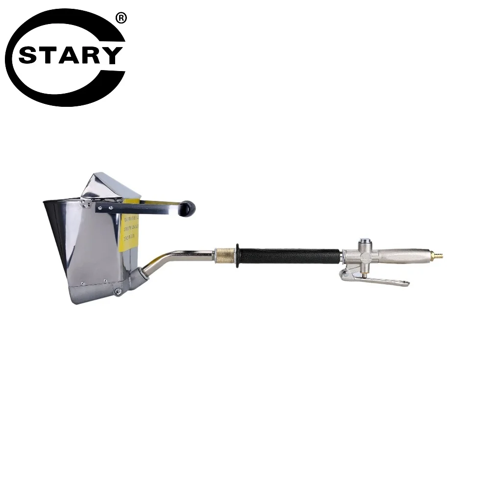 Старый раствор опрыскиватель стены пистолет Штукатурная лопатка бункер ковш