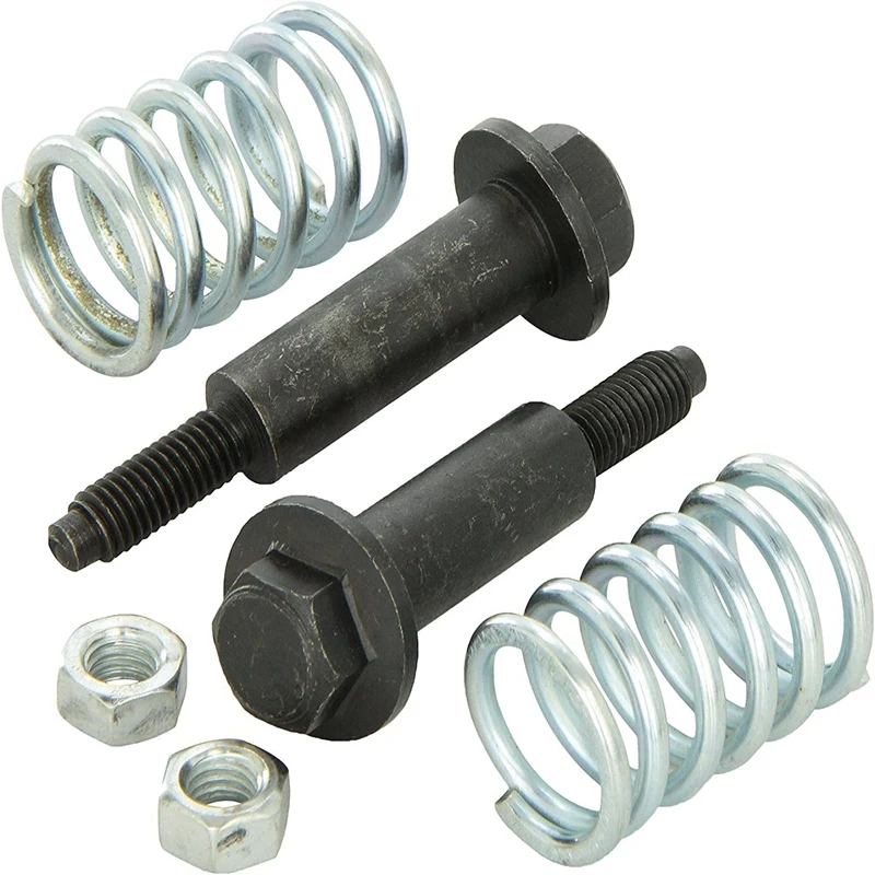 

Universal Exhaust Bolts and Spring Stud Nut Kit 35129 Fix Repair Kit Muffler