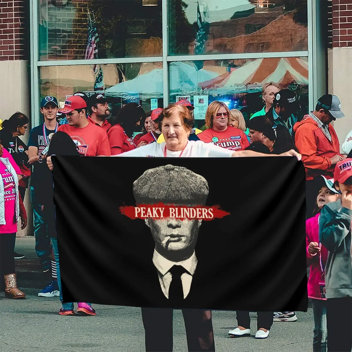 Глайки Томас Шелби суперкаршистпер бирмингемская банда B флаг|Флаги баннеры и