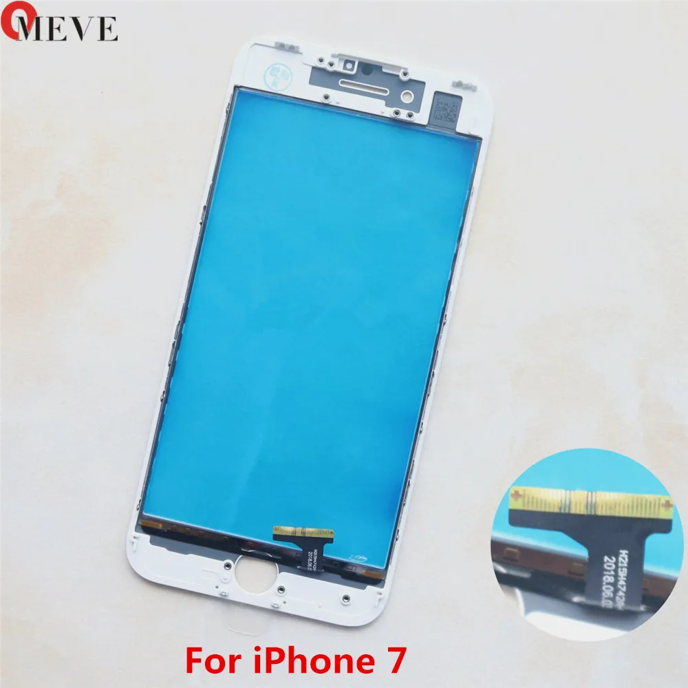 Дигитайзер сенсорного экрана с рамкой для iPhone 6 6S 7 7G 7P 8 Plus сенсорная Передняя