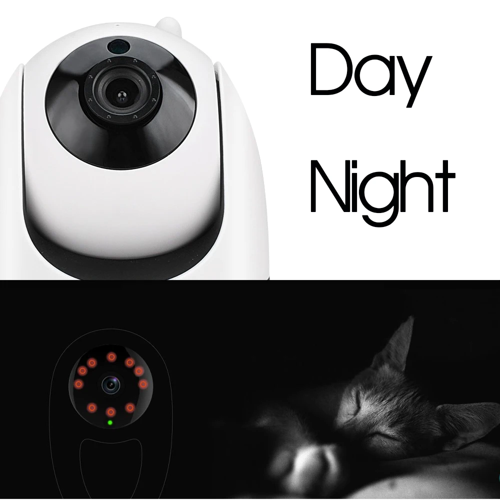 HD 2MP AI человека автоматическое отслеживание IP Камера приложение TUYA WiFi Pan Tilt