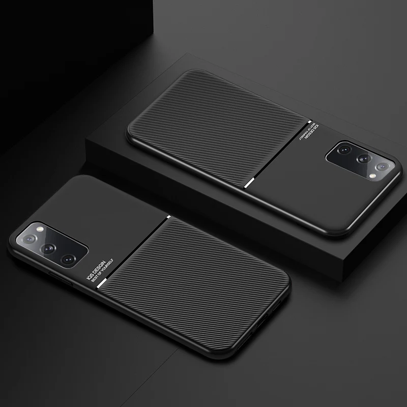 Car Magnetic Phone Case For Samsung Galaxy S9 Plus S10 S10E S8 Note 8 9 10 S21 Ultra FE S20 Lite 2020 20 TPU Shell Back Cover