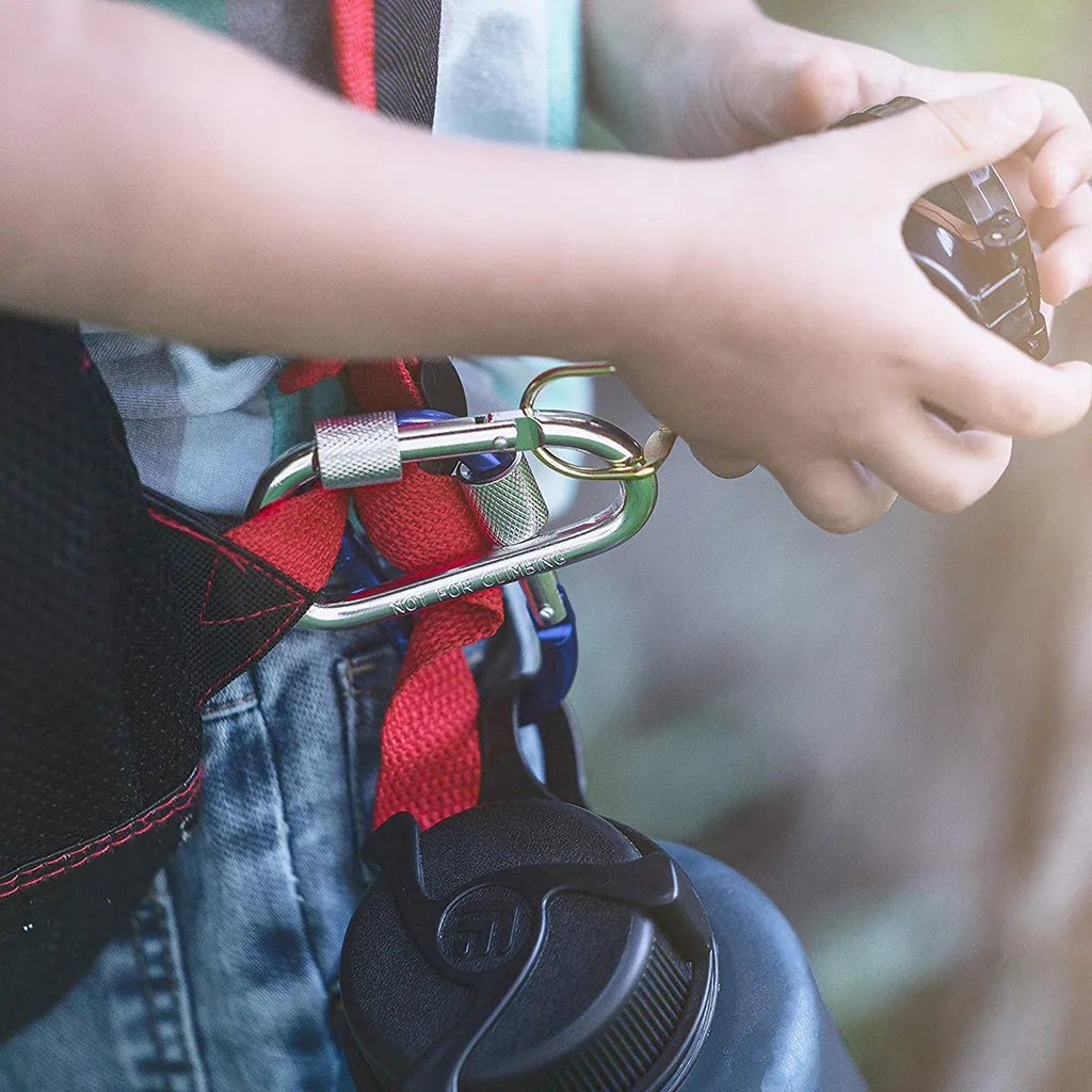 

Multicolor 3 Inch Locking Ring Shape Clips Best For Outdoor Camping Fishing Hiking Accessories Portable New