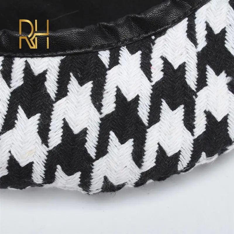 Новый тренд женские классические клетчатые береты брендовая Стильная осенне