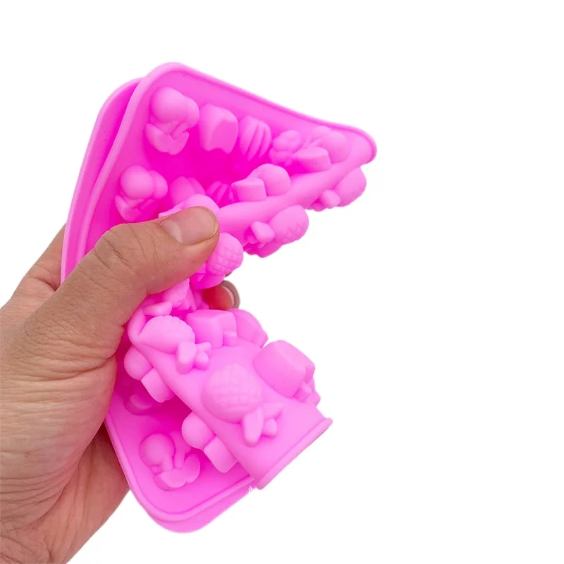 Силиконовая 3D форма легко растягивающаяся для шоколада устойчивая к царапинам