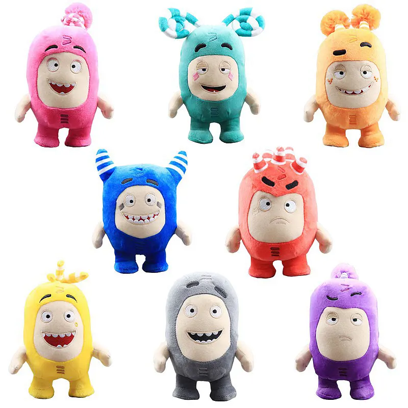 

Новинка 30 см милые плюшевые игрушки Oddbods куклы кавайная анимация сокровище солдата мягкая Набивная игрушка кукла для детей подарок высокое ...