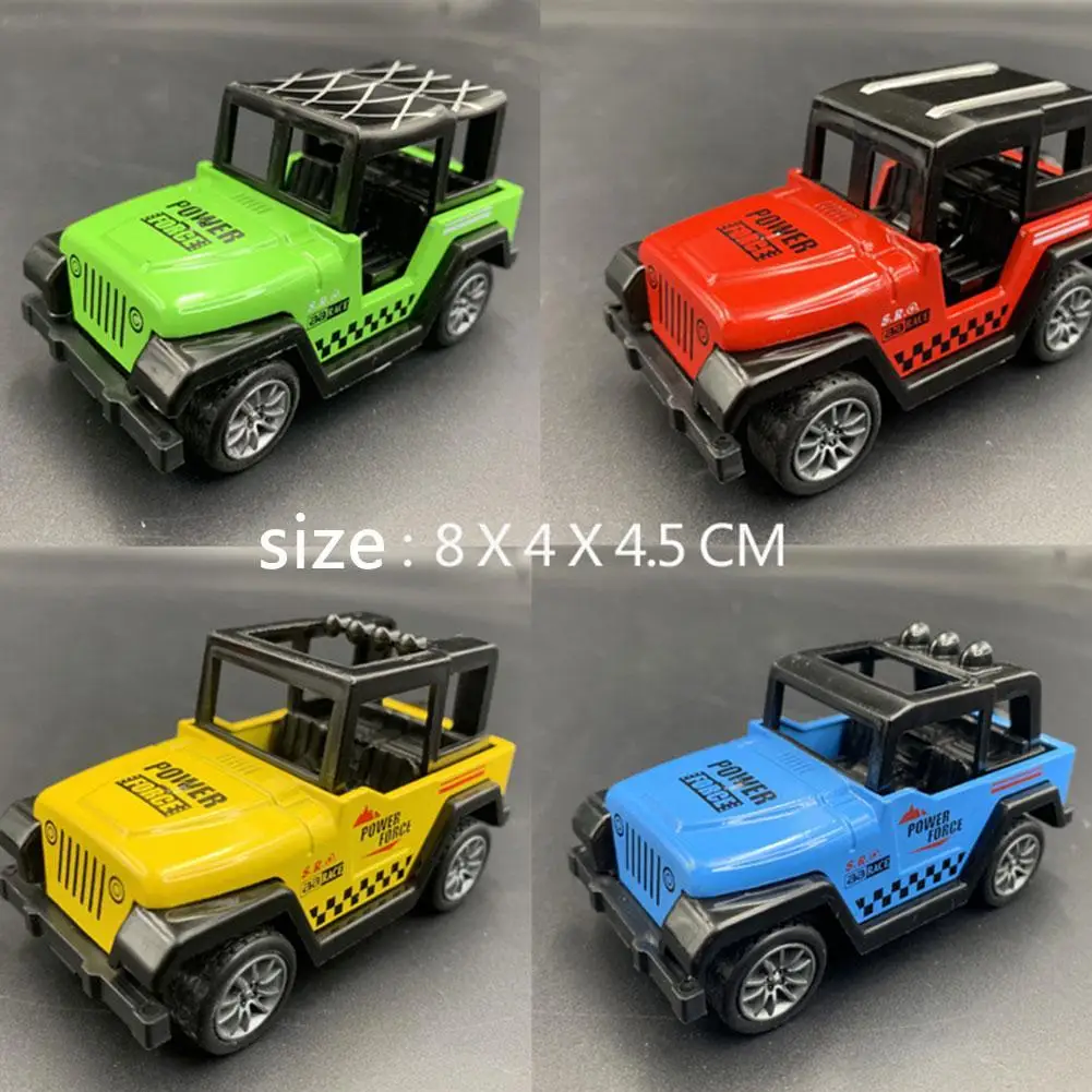 

Alloy Car Pull Back Car Children's Toy Model Off-road Vehicle Police Car Baby