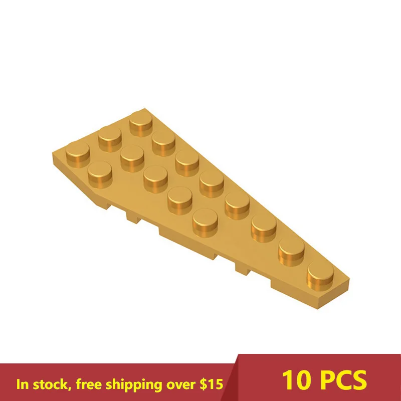 

10PCS MOC Bricks Compatible Assembles Particles 50304 3x8(Right) for Building Blocks Parts DIY Educational High-Tech Parts Toys
