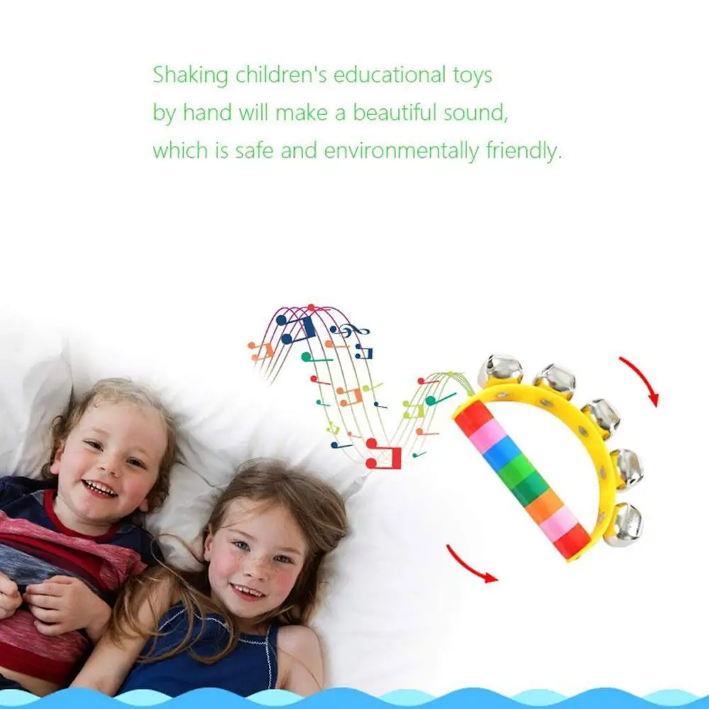 

Kindergarten Educational Toys Color Handbell Semicircle