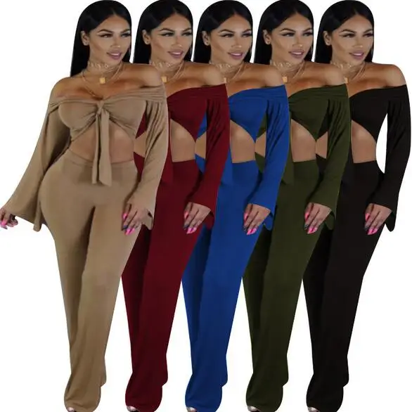 Женские комбинезоны с расклешенными рукавами комбинезон из двух частей без