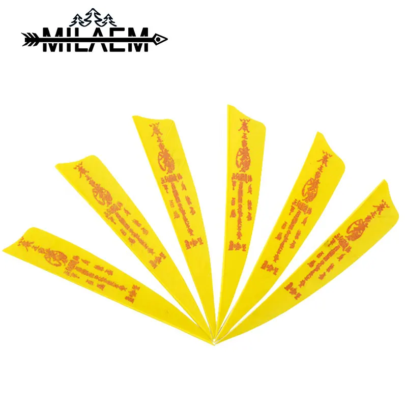 50 шт. 4 дюйма стрельба из лука перо индейки правое крылья Китай (материк) Стиль