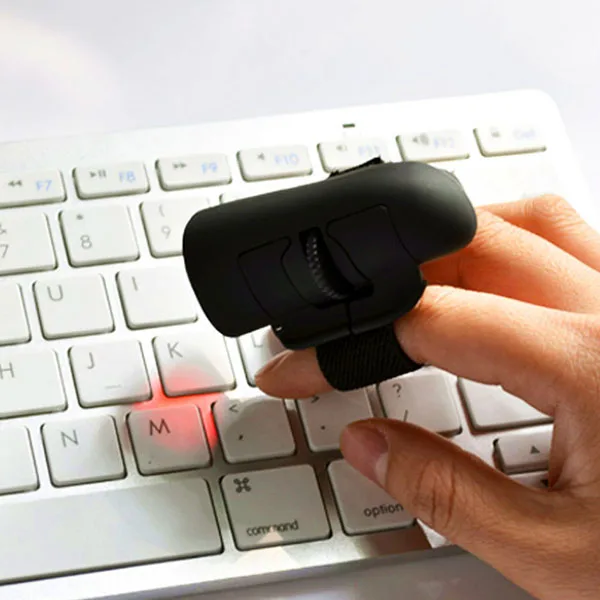 2019 Прямая поставка мини пальчиковая мышь Беспроводная связь USB оптическое кольцо