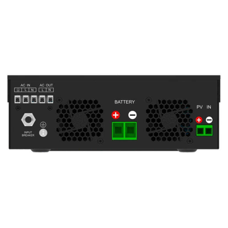 Солнечный инвертор 3kva Чистая синусоида 24V 220V Гибридный Встроенный 50A PWM солнечный
