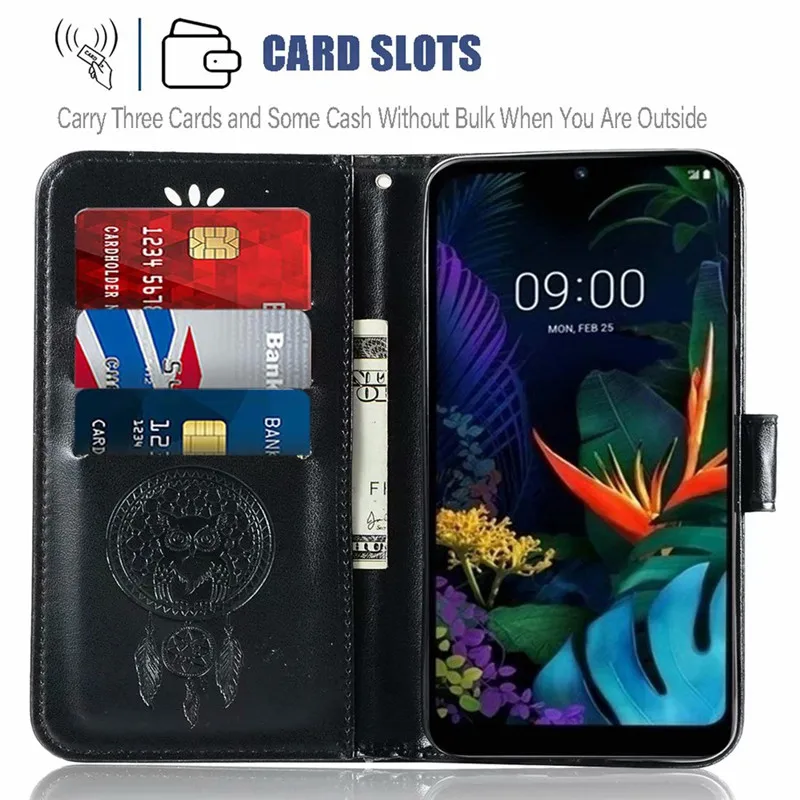 Чехол etui для LG X power 3 чехол Q8 Q6 Q7 K8 K10 2017 K11 2018 V40 с 3D рисунком кожаный чехол-книжка |
