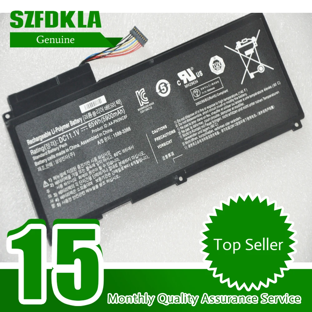 

SZFDKLA 11.1V 61Wh New Genuine AA-PN3NC6F AA-PN3VC6B BA43-00270A BA92-07034A Battery For SAMAUNG QX serie SF QX410 QX410-J0 QX4