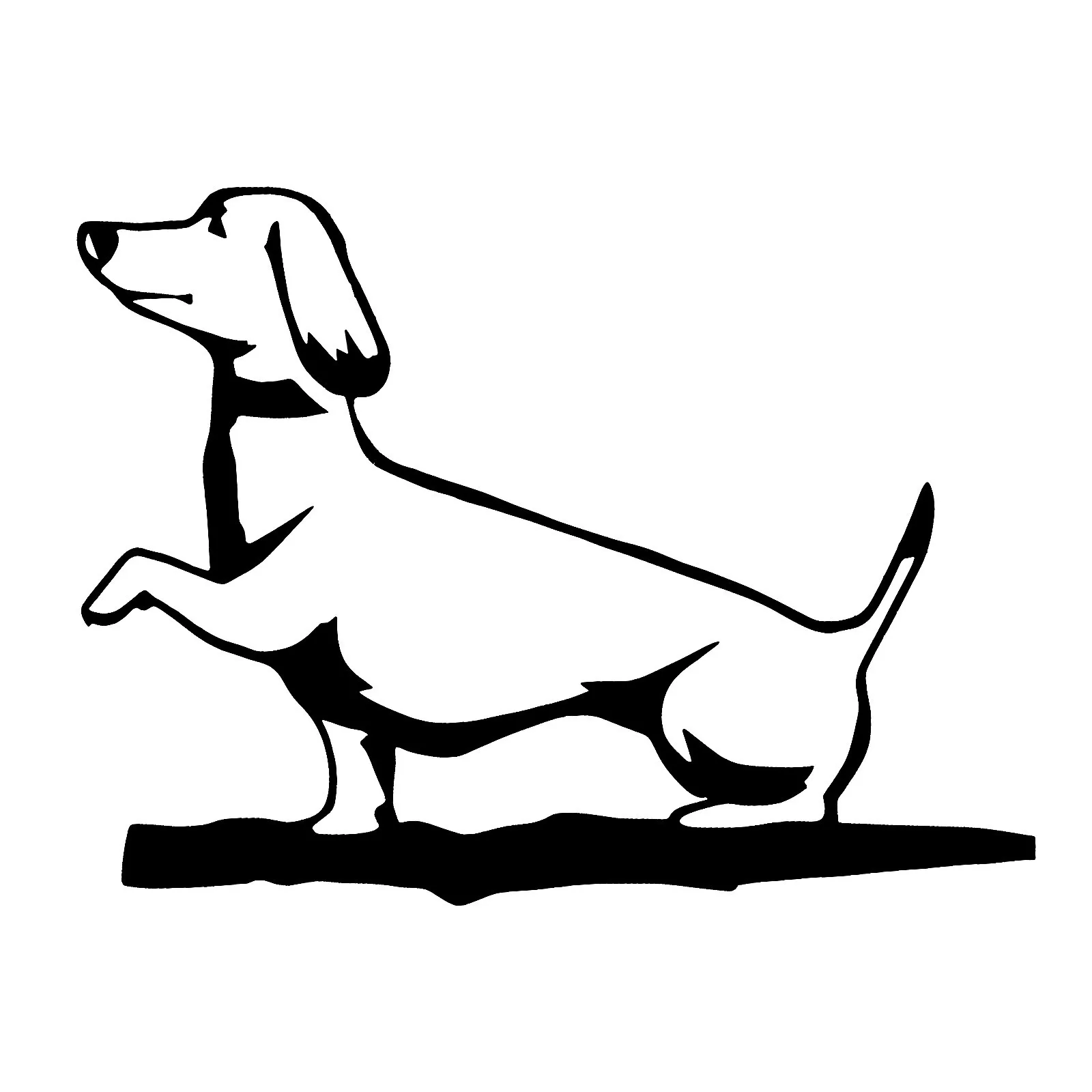 

Металлический Стальной силуэт для собак, стальное уличное украшение, металлический столб для собак