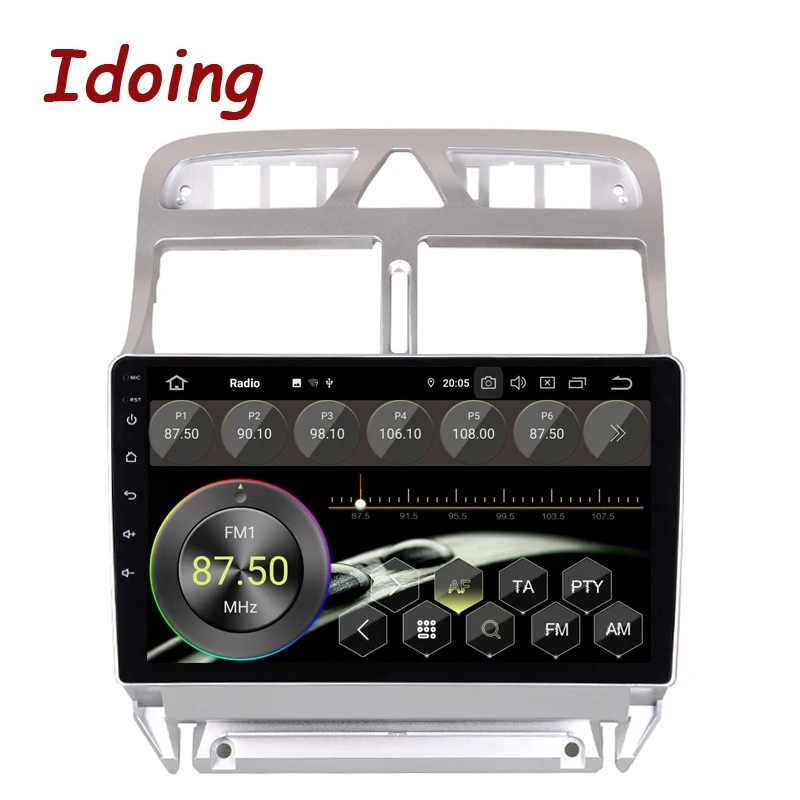 Idoing Автомобильный мультимедийный плеер экран 9 дюймов Android 307 307CC 307SW 2002 2013 4 Гб + 64