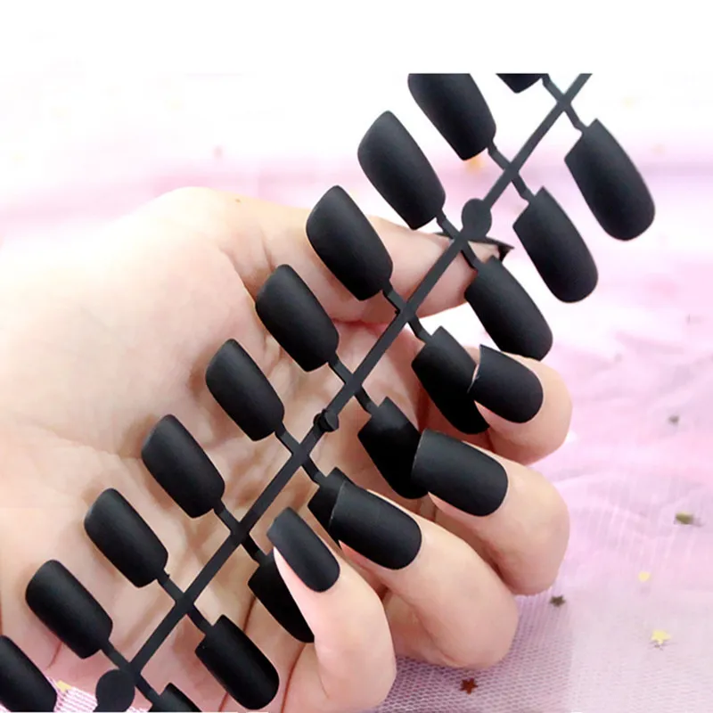 Многоразовые маникюрные накладные ногти на шпильках 24 шт.|Накладные ногти| |