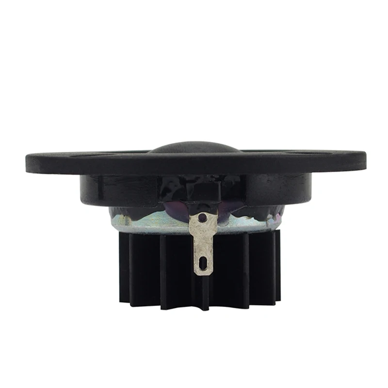 

Tweeter Speaker 6 Ohm 30W Hifi Soft Dome Silk Film Treble Loudspeaker Neodymium Toothed Heat Sink 2Pcs