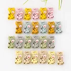 10 шт., силиконовые бусины в виде жирафа