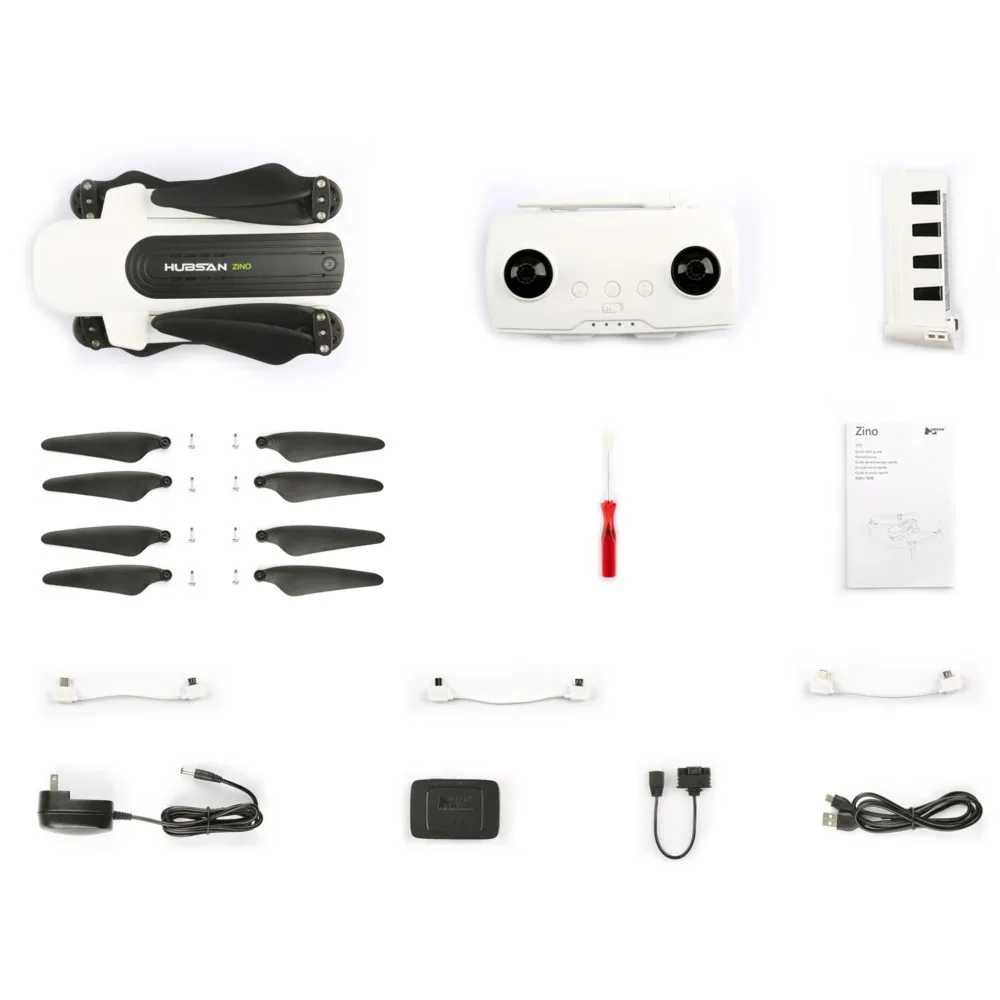

Hubsan RC Drone Quadcopter - H117S Zino Drones 1KM 5.8G with UHD 4K Camera- 700g 3-Axis Gimbal Foldable Arm - RTF High Speed GPS