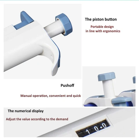 WEIAI Цифровой одноканальный диспенсер для инъекций образцов