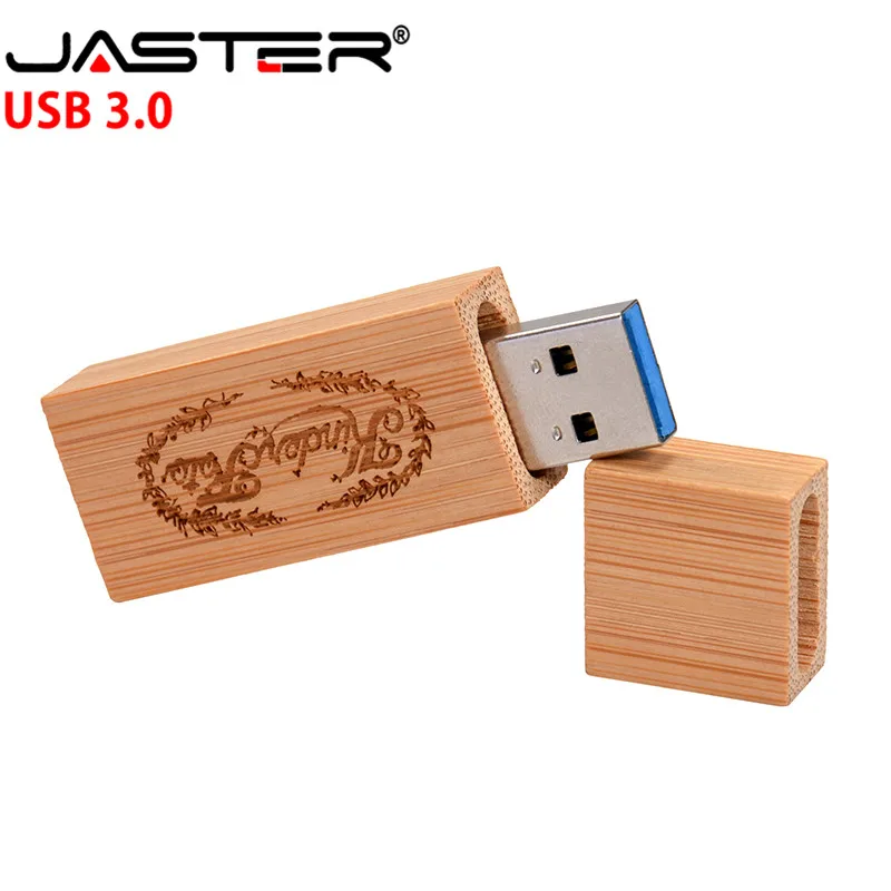 JASTER USB 3 0 2018 хит продаж деревянный квадратный длинный флеш-накопитель 4 ГБ 8 16 32 64