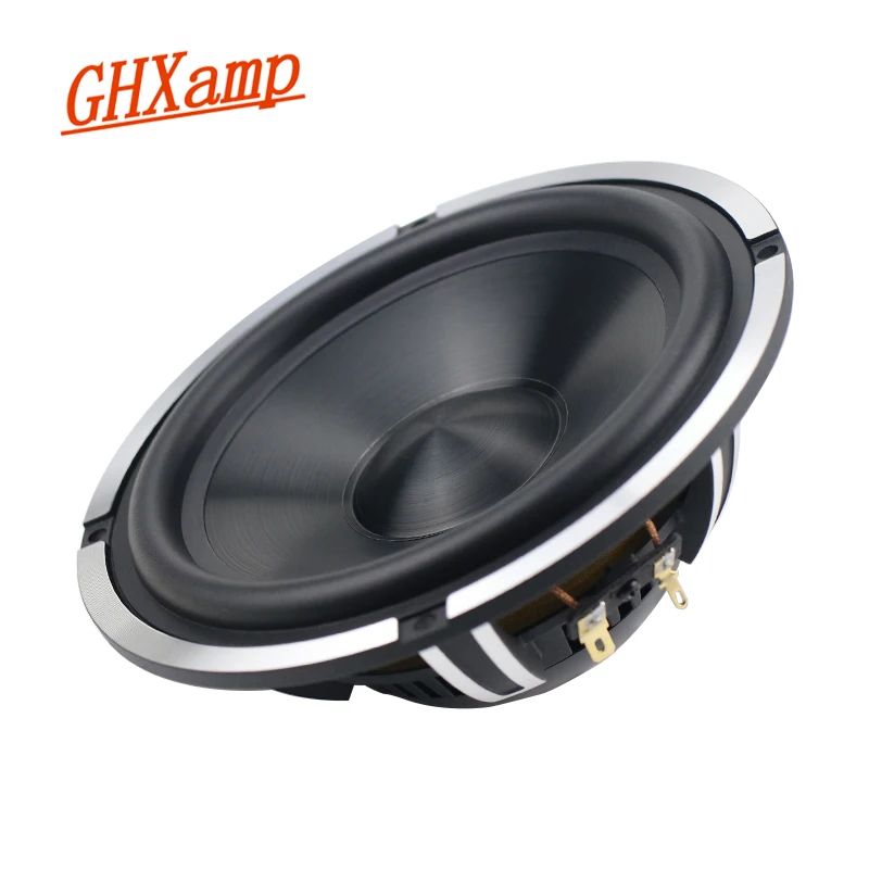 GHXAMP 6.5 Inch Car Speaker Mid-Bass woofer Aluminum Ceramic Neodymium Car CD Horn Cast Aluminum Basin Powerful 4OHM 25-50W 48Hz