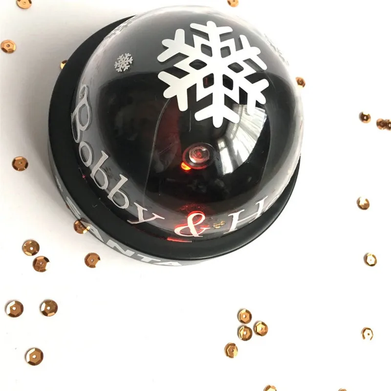 

10pcs/Lot Dome Simulation Camera Christmas Santa Cam DIY Personalized Xmas Decoration Flashing Red Light Deter The Thieves