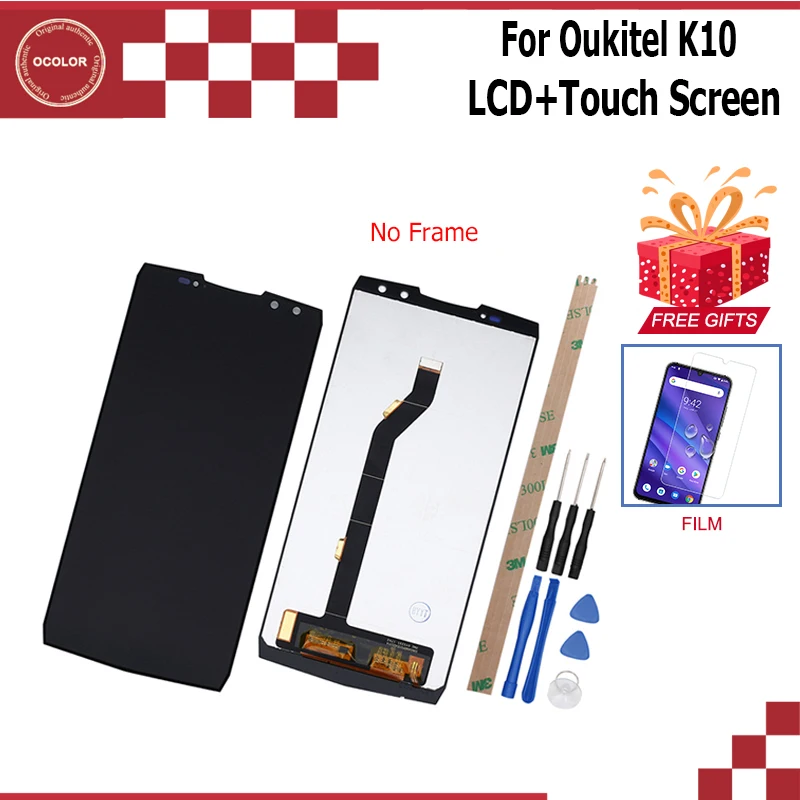 Цветной для Oukitel K10 ЖК дисплей и сенсорный экран 6 0 дюймов Мобильный телефон