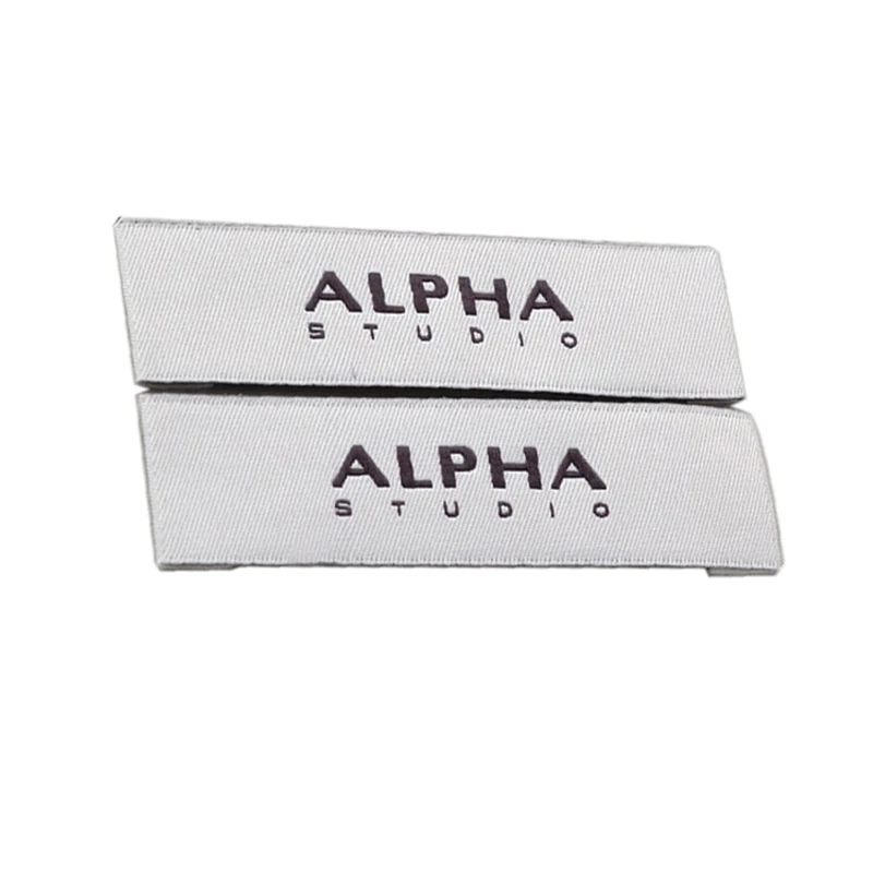 Пользовательские высококачественные большие тканые этикетки