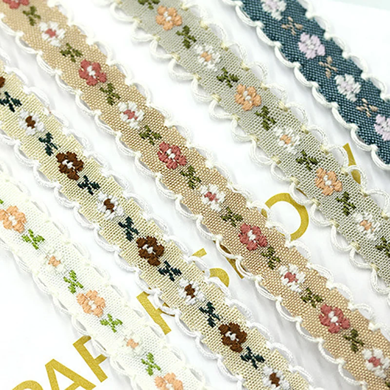 Милый цветок 4Mts отделка тесьмой из мешковины вышивка мультфильмов розовые банты