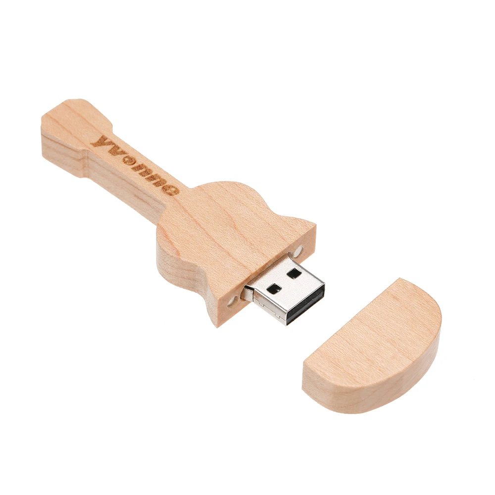 

yvonne Wooden USB Flash Drive Guitar Shaped Pen Drive Memory Stick Pendrives Gift U Disk USB Flash Memory Stick 16GB 32GB 64GB