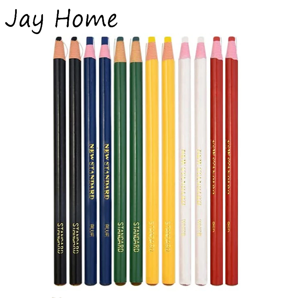 

6Pcs Cut Free Temporary Fabric Marker Chalk Pen Tailor's Chalk for Garment Fabric Leather DIY Craft Tools Sewing Accessories