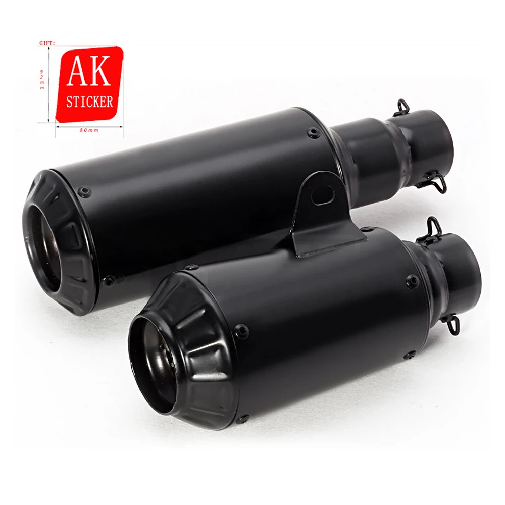 Universal 38 - 51MM Laser Scorpio Motorcycle Motocross Scooter Exhaust Pipe Muffler CBR250 CB250 VFR800 Z750 Z800 Z1000 FZ1 FZ6 |