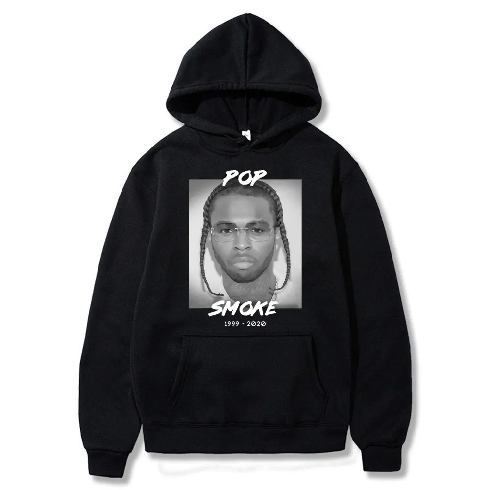 

Pop Smoke Women Hoodies Kpop Sweatshirt Men Hip Hop Fashion Casual Hoody Autumn Winter Pullover Oversized Men's Hoodie Unisex