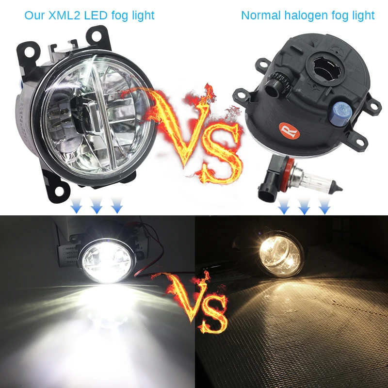 buildreamen2 for 2006 2013 nissan note e11 mpv car 4000lm led lamp fog light drl daytime running light white 12v 2 pieces free global shipping