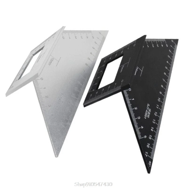 

Multifunction Angle Ruler 45 90 Degree Gauge Measuring T Rule Aluminum Woodworking Carpenter Tool O14 20 Dropship